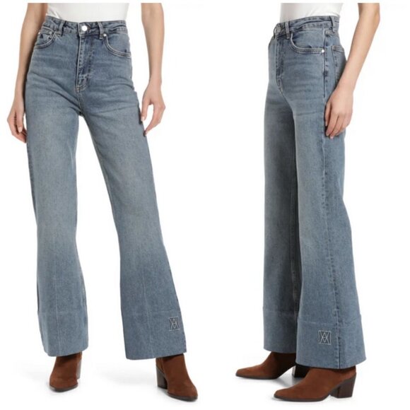 💕AMENDI💕 Joni Flare Jeans ~ Long Time Blue 28 x 32 NWT - Picture 7 of 16